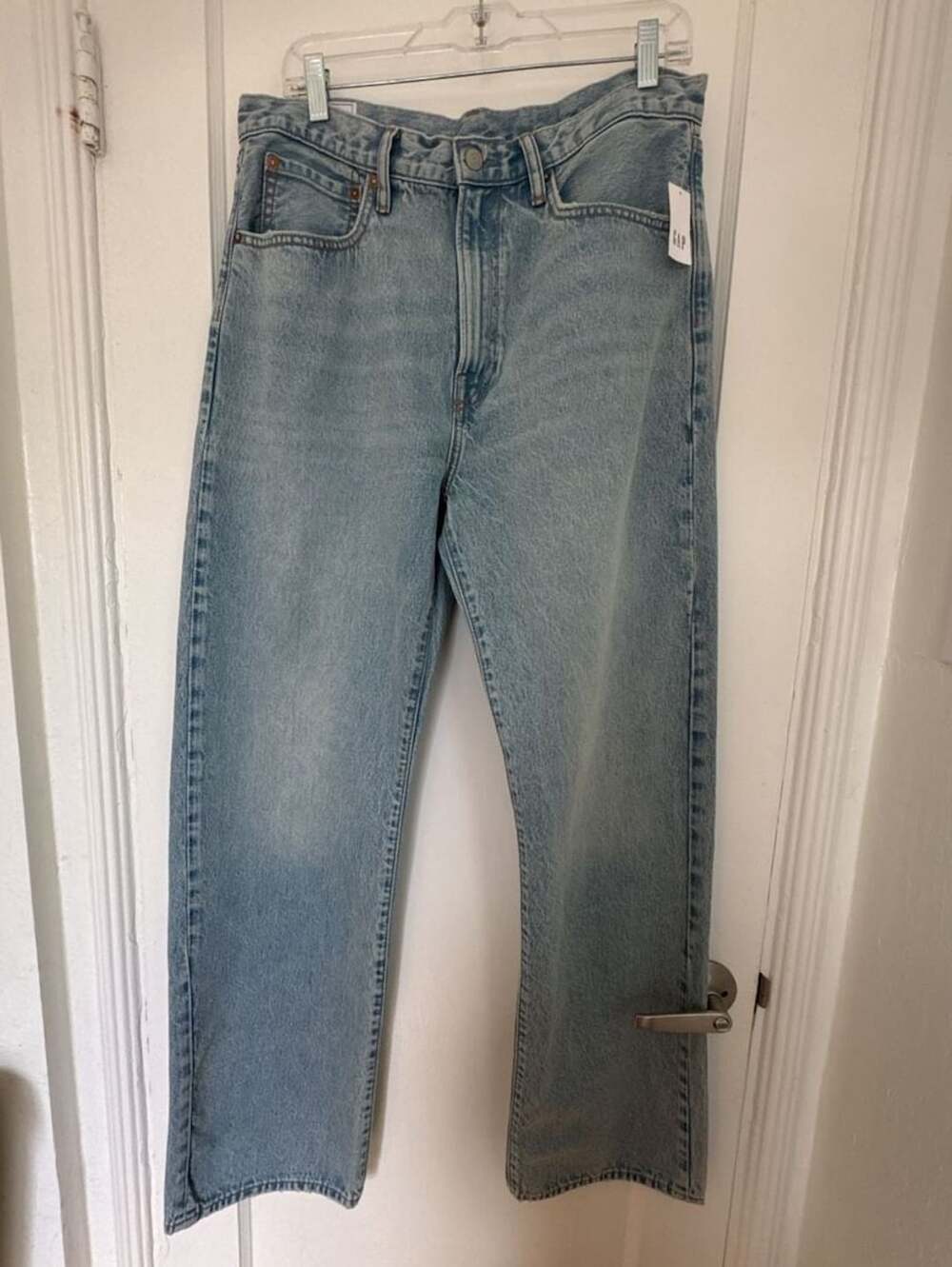 Gap 90’s Loose Jeans Size 32x32 Light Wash Wide Leg Regenerative y2k